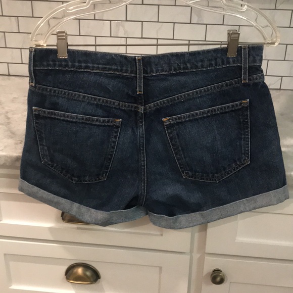 Gap Denim Shorts Womens 27 Blue Jean Summer Cuffed Boho Coastal Cowgirl Beach - Picture 7 of 11